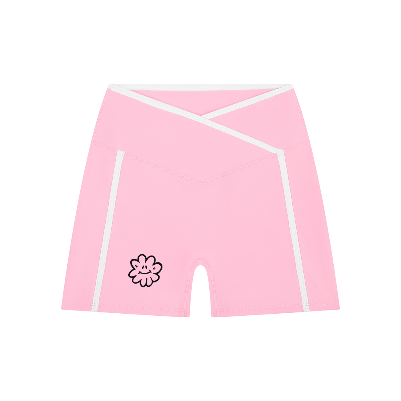 Women’s High Rise Color Block Yoga Shorts