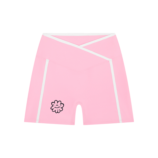 Women’s High Rise Color Block Yoga Shorts