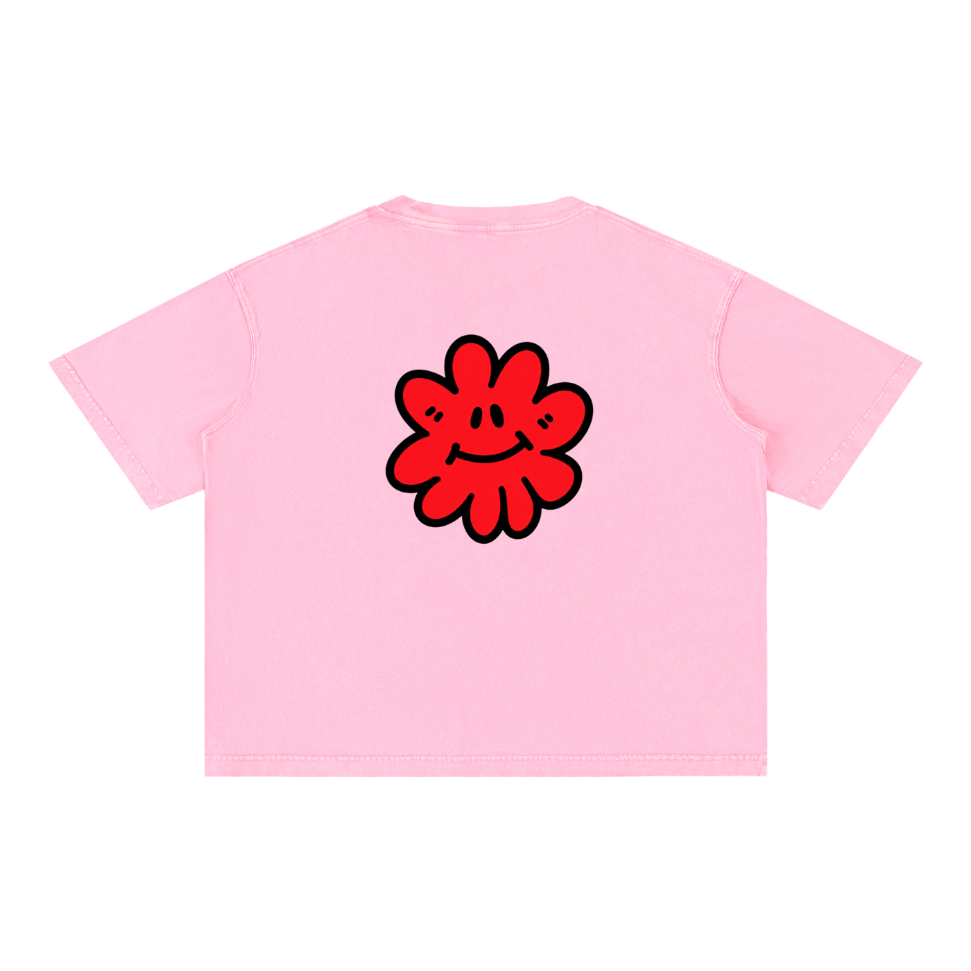 Mineral Wash Boxy Cotton T-Shirt