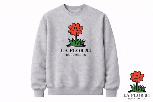 La Flor 54 Grey Sweatshirt