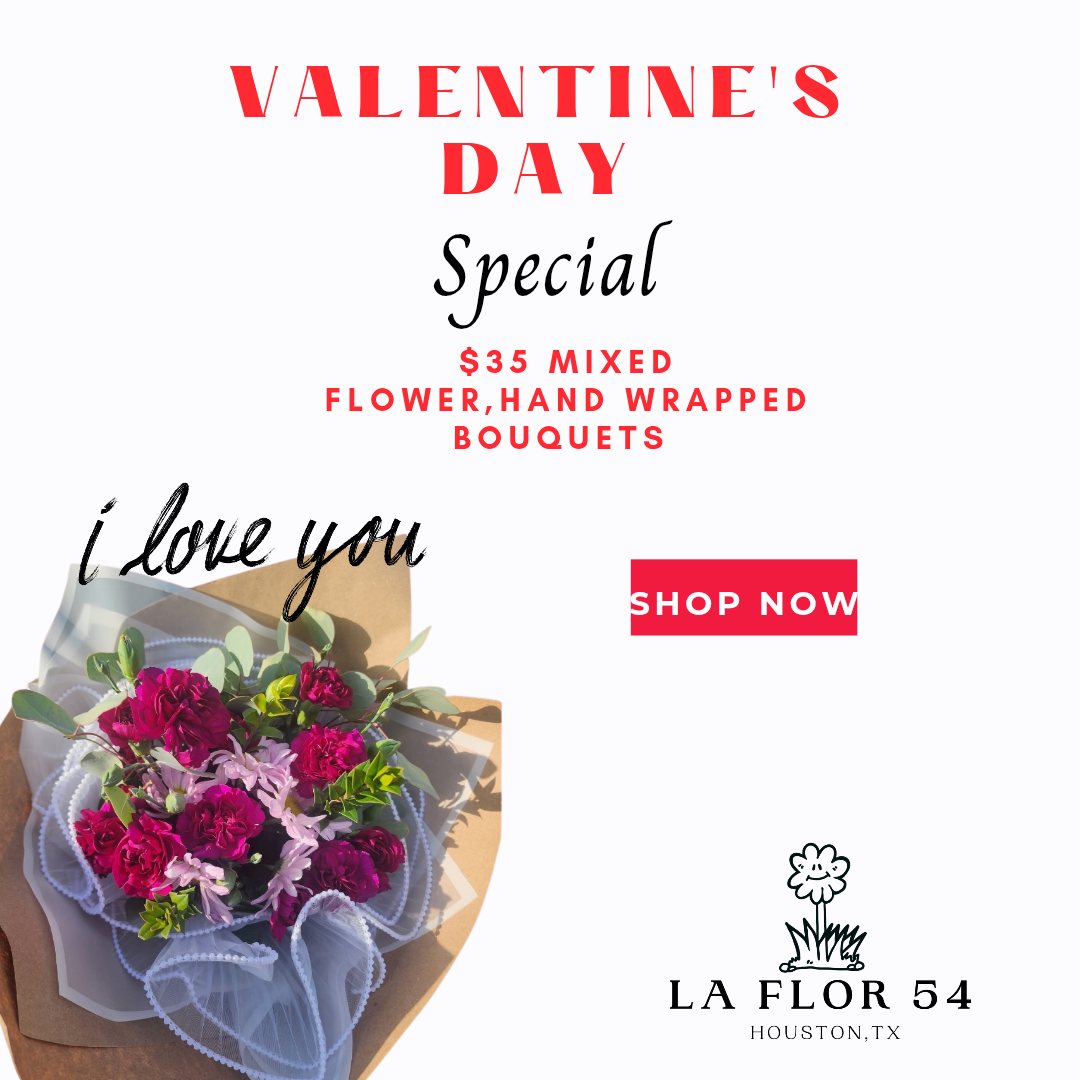 Valentine’s Day Hand-Wrapped Mixed Bouquet