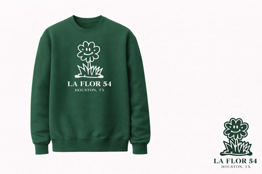 La Flor 54 Forest Green Sweatshirt